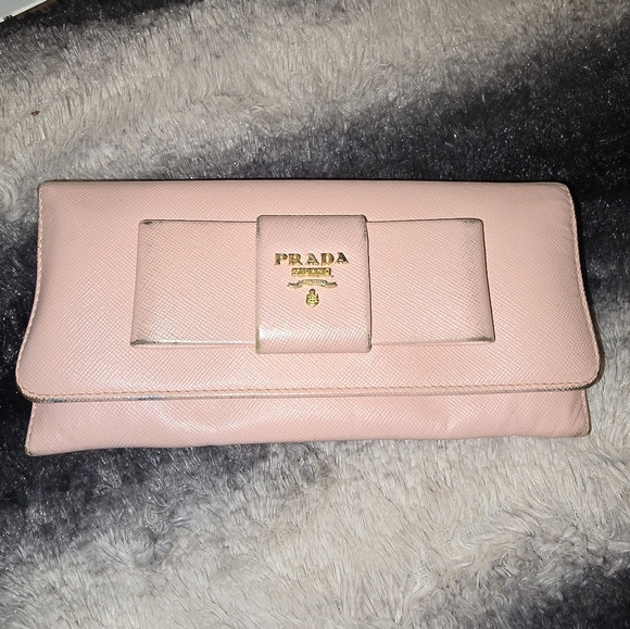 Prada wallet saffiano pink - Picture 1 of 9